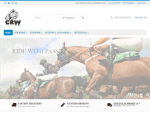 Tablet Screenshot of cheval-rider-wear.co.uk